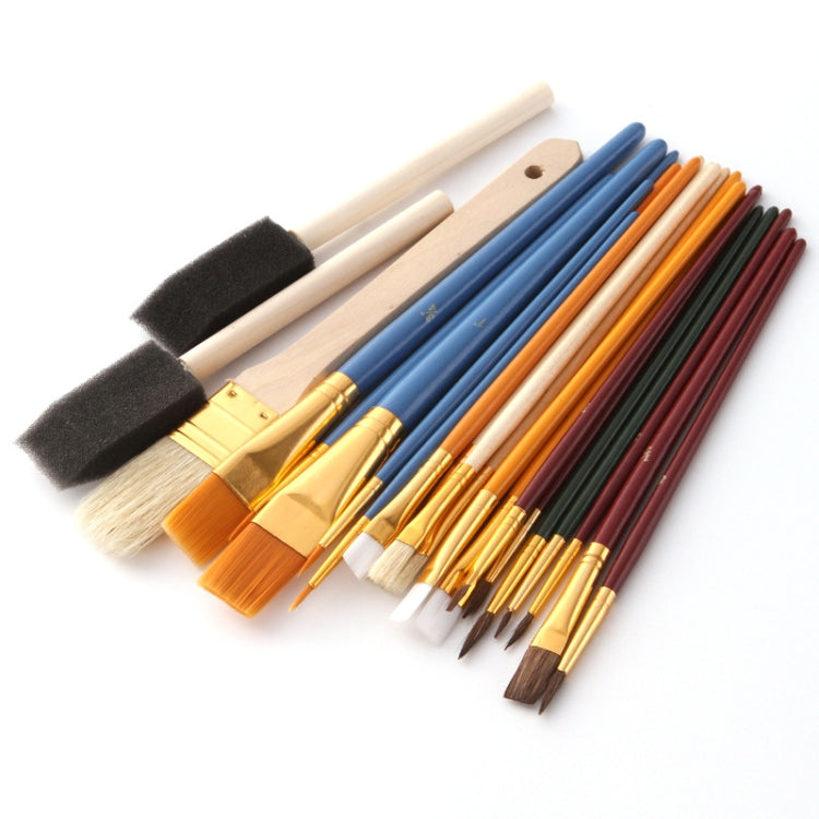 ZHU TING 25 PCS / Set Multifunctional Oil Paint Brush Gouache Watercolor Acrylic Paint Brush Student Painting Supplies - Art Supplies by ZHU TING | Online Shopping South Africa | PMC Jewellery