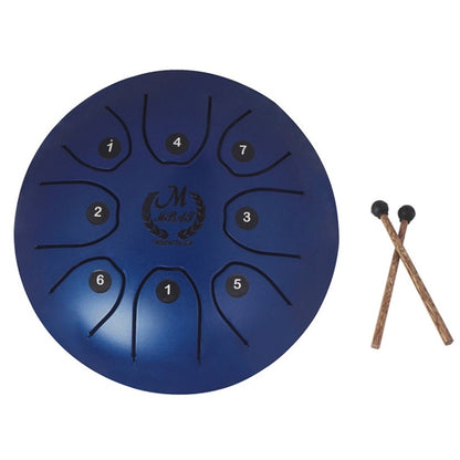 MEIBEITE 5.5-Inch C-Tune Sanskrit Drum Steel Tongue Empty  Worry-Free Drum(Blue) - Percussion Accessories by MEIBEITE | Online Shopping South Africa | PMC Jewellery | Buy Now Pay Later Mobicred