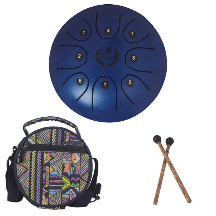 MEIBEITE 5.5-Inch C-Tune Sanskrit Drum Steel Tongue Empty  Worry-Free Drum(Blue) - Percussion Accessories by MEIBEITE | Online Shopping South Africa | PMC Jewellery | Buy Now Pay Later Mobicred