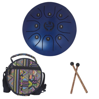 MEIBEITE 5.5-Inch C-Tune Sanskrit Drum Steel Tongue Empty  Worry-Free Drum(Blue) - Percussion Accessories by MEIBEITE | Online Shopping South Africa | PMC Jewellery | Buy Now Pay Later Mobicred