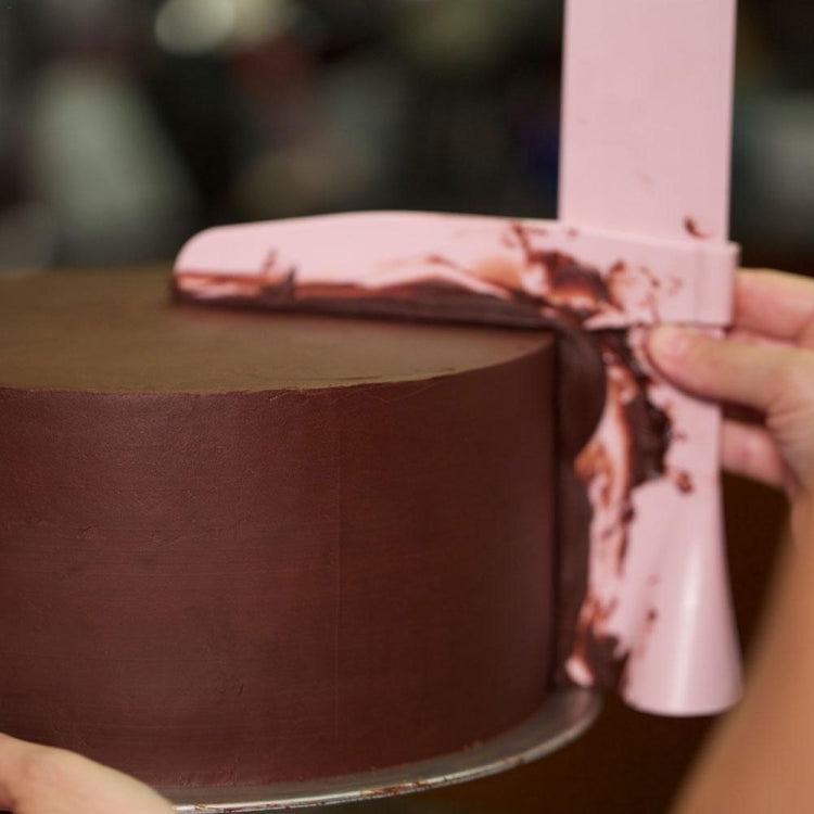 Adjustable DIY Cake Scraper Smoother Fondant Spatulas Cake Edge Smoother Cream(Blue) - Food Molds by SK SHINING CROWN | Online Shopping South Africa | PMC TechLife | Buy Now Pay Later Mobicred