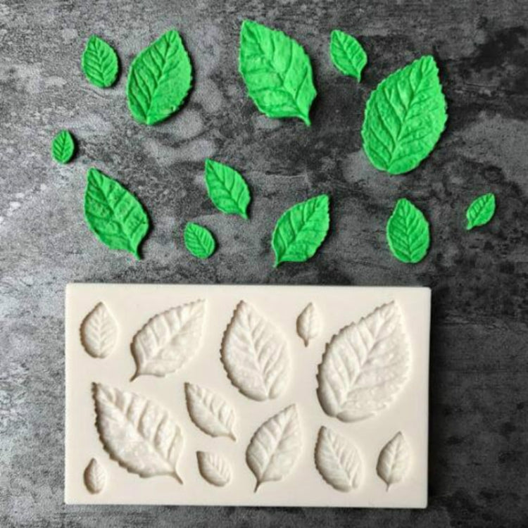 2PCS Sugarcraft Leaf Silicone Fondant Mold Cake Decorating Tools Chocolate Baking Mold - Food Molds by PMC Jewellery | Online Shopping South Africa | PMC Jewellery
