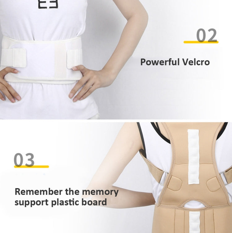 Adult Back Posture Correction Belt Kyphosis Correction Body Restraint Belt, Specification: L(Black) - Corrector by PMC Jewellery | Online Shopping South Africa | PMC Jewellery