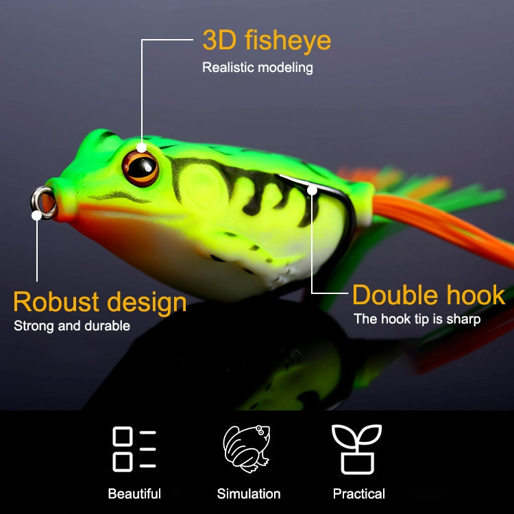 Bionic Thunder Frog Lure Bait Simulation Fishing Bait, Specification: 5.0cm/9g(26) - Fishing Lures by PMC TechLife | Online Shopping South Africa | PMC TechLife