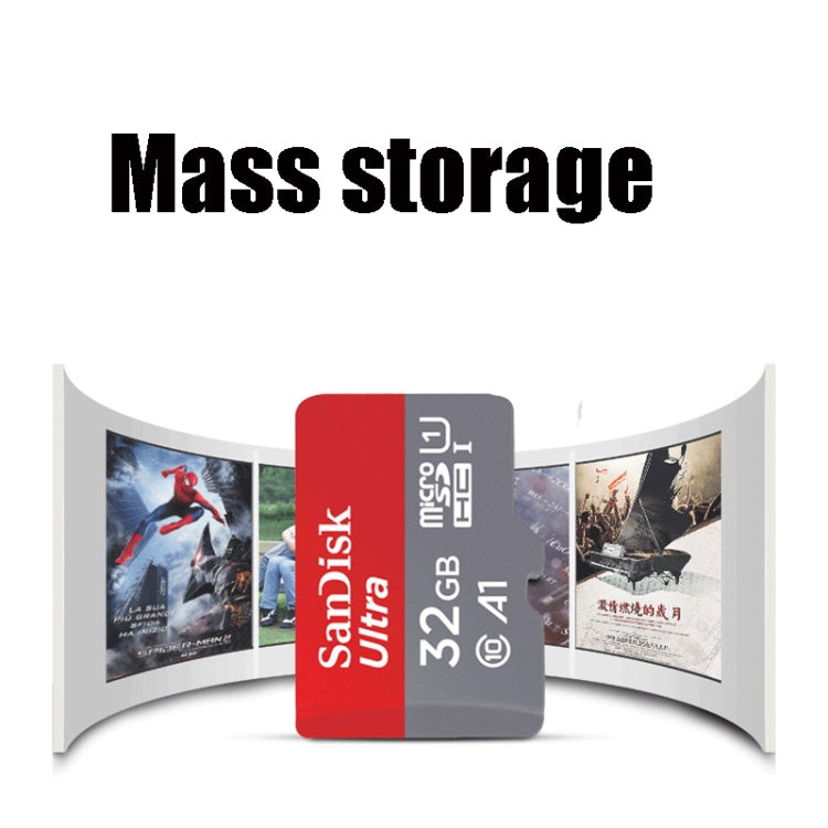 SanDisk A1 Monitoring Recorder SD Card High Speed Mobile Phone TF Card Memory Card, Capacity: 128GB-100M/S - Micro SD Card by SanDisk | Online Shopping South Africa | PMC Jewellery