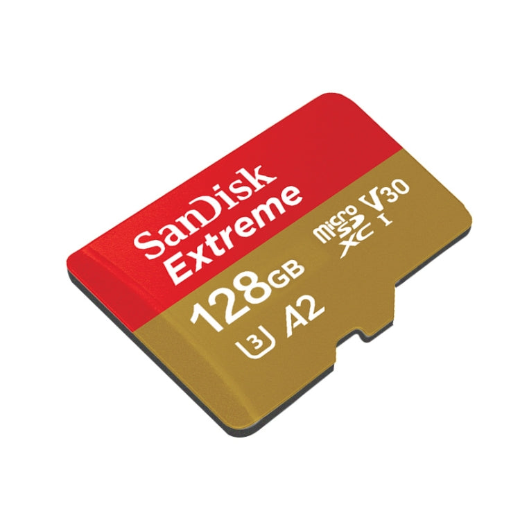 SanDisk U3 High-Speed Micro SD Card  TF Card Memory Card for GoPro Sports Camera, Drone, Monitoring 128GB(A2), Colour: Gold Card - Micro SD Card by SanDisk | Online Shopping South Africa | PMC Jewellery