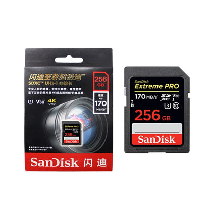 SanDisk Video Camera High Speed Memory Card SD Card, Colour: Black Card, Capacity: 128GB - SD Card by SanDisk | Online Shopping South Africa | PMC Jewellery | Buy Now Pay Later Mobicred