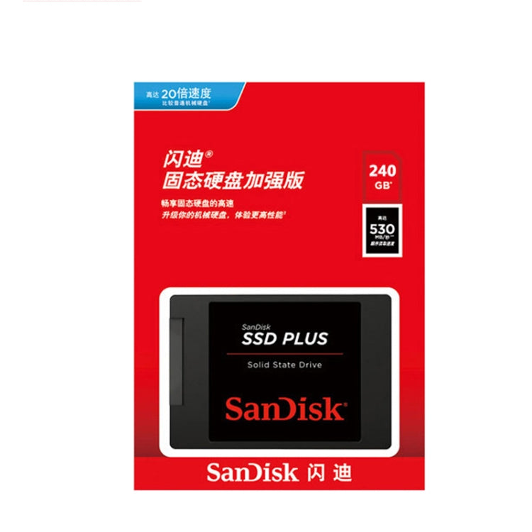 SanDisk SDSSDA 2.5 inch Notebook SATA3 Desktop Computer Solid State Drive, Capacity: 480GB - External Solid State Drives by SanDisk | Online Shopping South Africa | PMC Jewellery | Buy Now Pay Later Mobicred