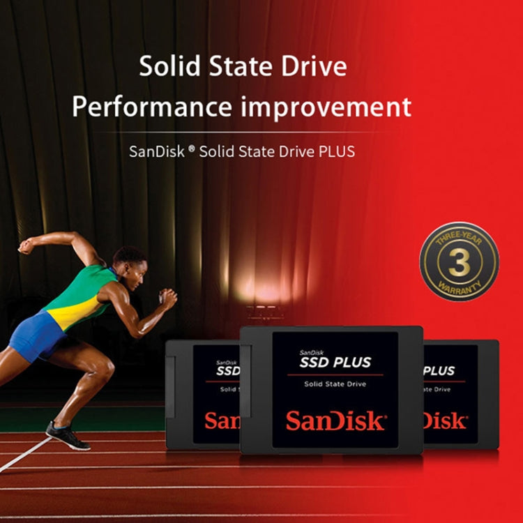 SanDisk SDSSDA 2.5 inch Notebook SATA3 Desktop Computer Solid State Drive, Capacity: 480GB - External Solid State Drives by SanDisk | Online Shopping South Africa | PMC Jewellery | Buy Now Pay Later Mobicred