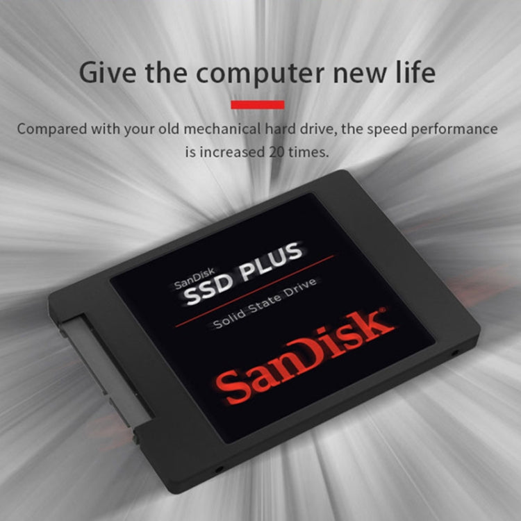 SanDisk SDSSDA 2.5 inch Notebook SATA3 Desktop Computer Solid State Drive, Capacity: 480GB - External Solid State Drives by SanDisk | Online Shopping South Africa | PMC Jewellery | Buy Now Pay Later Mobicred