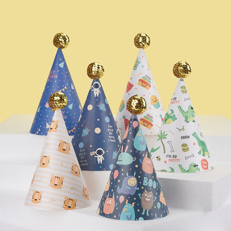 20 PCS Cute Children Bronzing Birthday Hats Cake Baking Decoration Party Hats Daisy - free shipping - PMC TechLife - Order now!