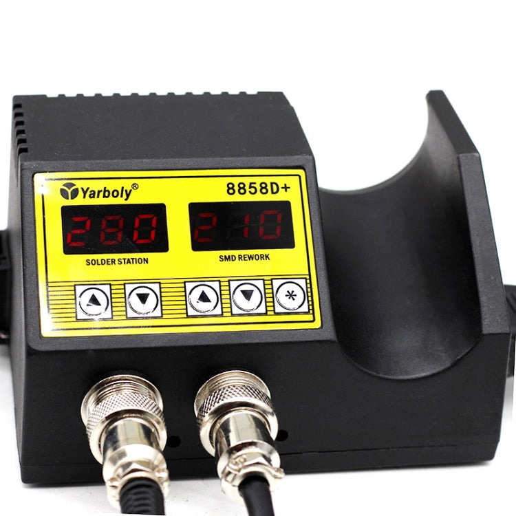8858 Portable Rework Soldering Station Hot Air Blower For SMD/PCB, EU Plug - Heat Guns by PMC TechLife | Online Shopping South Africa | PMC TechLife | Buy Now Pay Later Mobicred