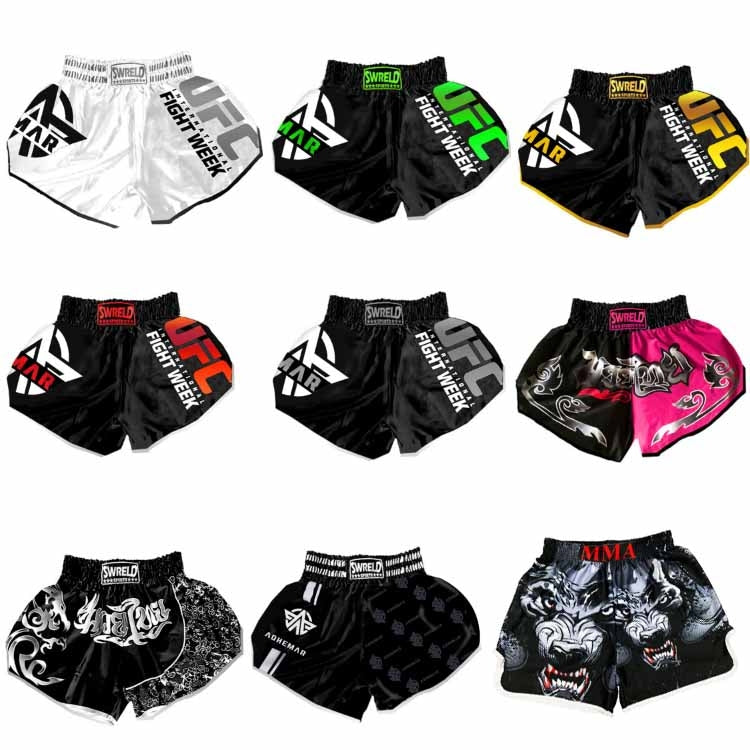 SWERLD Boxing/MMA/UFC Sports Training Fitness Shorts, Size: M(15) - Sports Shorts by SWERLD | Online Shopping South Africa | PMC Jewellery