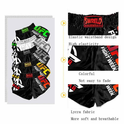 SWERLD Boxing/MMA/UFC Sports Training Fitness Shorts, Size: M(15) - Sports Shorts by SWERLD | Online Shopping South Africa | PMC Jewellery