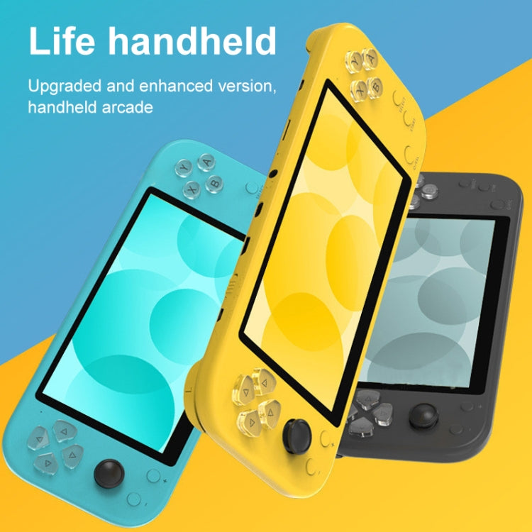 X20 LIFE Classic Games Handheld Game Console with 5.1 inch Screen & 8GB Memory, Support HDMI Output(Yellow) - Pocket Console by PMC Jewellery | Online Shopping South Africa | PMC Jewellery