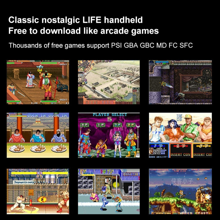 X20 LIFE Classic Games Handheld Game Console with 5.1 inch Screen & 8GB Memory, Support HDMI Output(Yellow) - free shipping - PMC TechLife - Order now!
