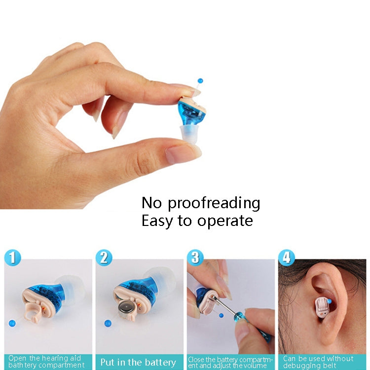 ZDC-901A Hearing Aid Sound Amplifier Digital Smart Denoising Hearing Aid(Blue) - Hearing Aids by PMC TechLife | Online Shopping South Africa | PMC TechLife