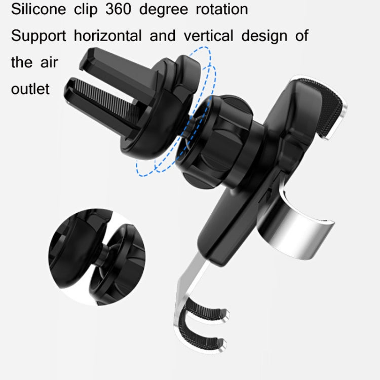 Multifunctional Mobile Phone Holder With Car Air Outlet Car Navigation Support Frame(Tyrant Gold) - Car Holders by PMC TechLife | Online Shopping South Africa | PMC TechLife