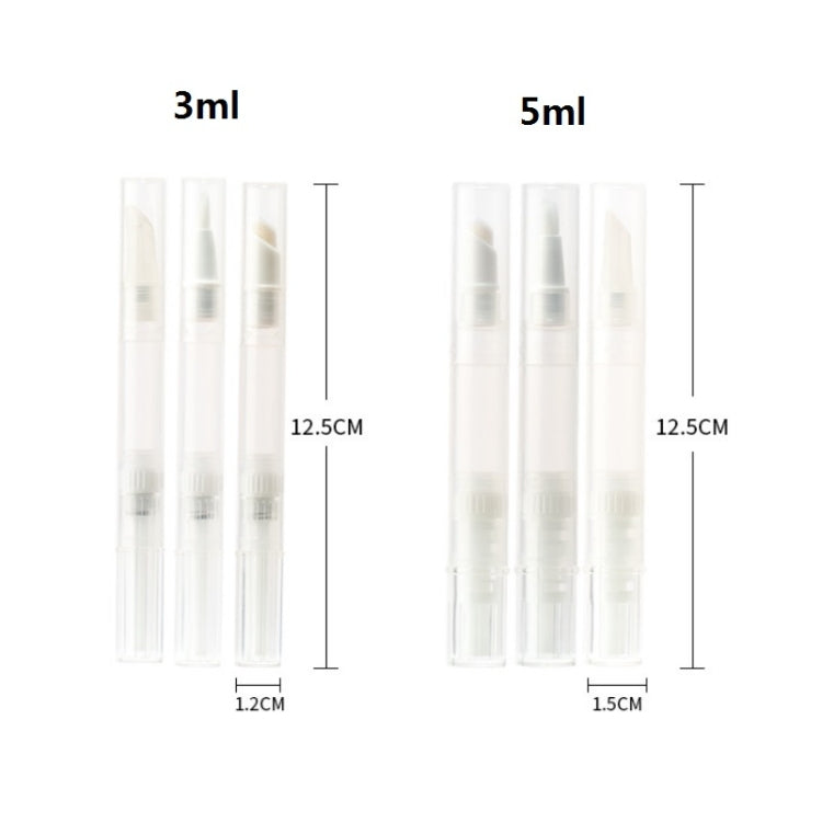 5 PCS Liquid Foundation Small Sample Refilling Pen Travel Portable Rotary Vacuum Refilling Bottle Specification： Silicone Type / 3ml - Cosmetics bottle by PMC Jewellery | Online Shopping South Africa | PMC Jewellery