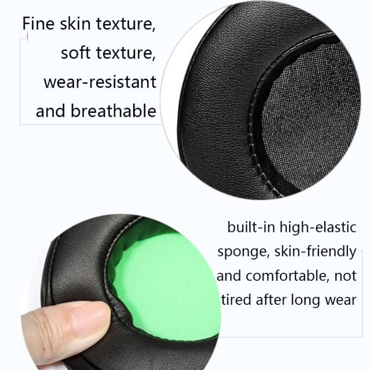 2 PCS Headset Sponge Case For Razer BlackShark V2/V2X/V2SE, Colour: Head Beam Protective Cover(Black) - Earmuff & Pad by PMC TechLife | Online Shopping South Africa | PMC TechLife
