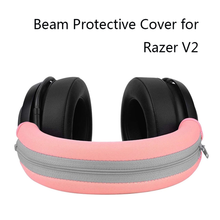 2 PCS Headset Sponge Case For Razer BlackShark V2/V2X/V2SE, Colour: Head Beam Protective Cover(Pink) - Earmuff & Pad by PMC TechLife | Online Shopping South Africa | PMC TechLife