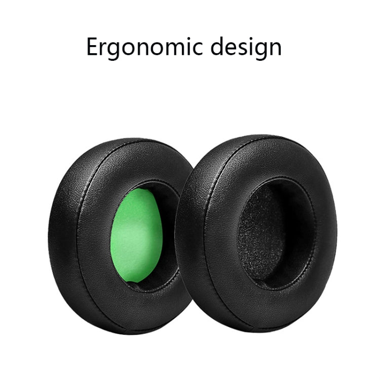 2 PCS Headset Sponge Case For Razer BlackShark V2/V2X/V2SE, Colour: Round(Black Green Net) - Earmuff & Pad by PMC Jewellery | Online Shopping South Africa | PMC Jewellery