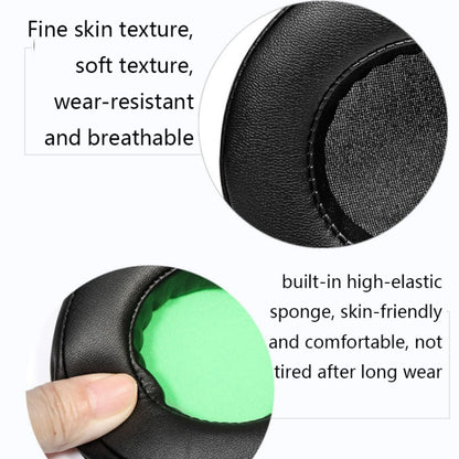 2 PCS Headset Sponge Case For Razer BlackShark V2/V2X/V2SE, Colour: Ellipse(Black Green Net) - Earmuff & Pad by PMC Jewellery | Online Shopping South Africa | PMC Jewellery