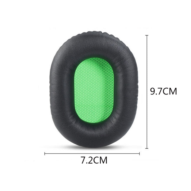 2 PCS Headset Sponge Cover For Razer V2, Colour: Black Skin Black Net - Earmuff & Pad by PMC Jewellery | Online Shopping South Africa | PMC Jewellery