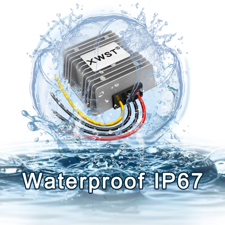 XWST DC 12/24V To 5V Converter Step-Down Vehicle Power Module, Specification: 12/24V To 5V 40A Extra Large Aluminum Shell -  by PMC TechLife | Online Shopping South Africa | PMC TechLife