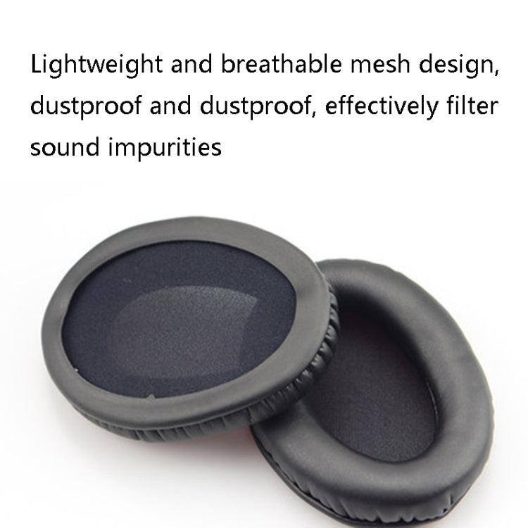 1 Pairs Headset Sponge Cover Ear Pad Leather Case For Kingston Cloud Silver II, Colour: Black Splicing - Earmuff & Pad by PMC TechLife | Online Shopping South Africa | PMC TechLife