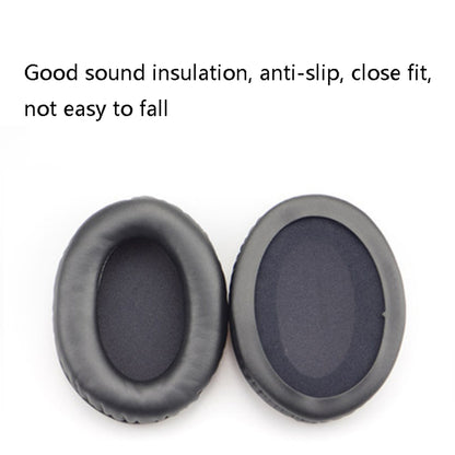 1 Pairs Headset Sponge Cover Ear Pad Leather Case For Kingston Cloud Silver II, Colour: Lambskin Black - Earmuff & Pad by PMC Jewellery | Online Shopping South Africa | PMC Jewellery