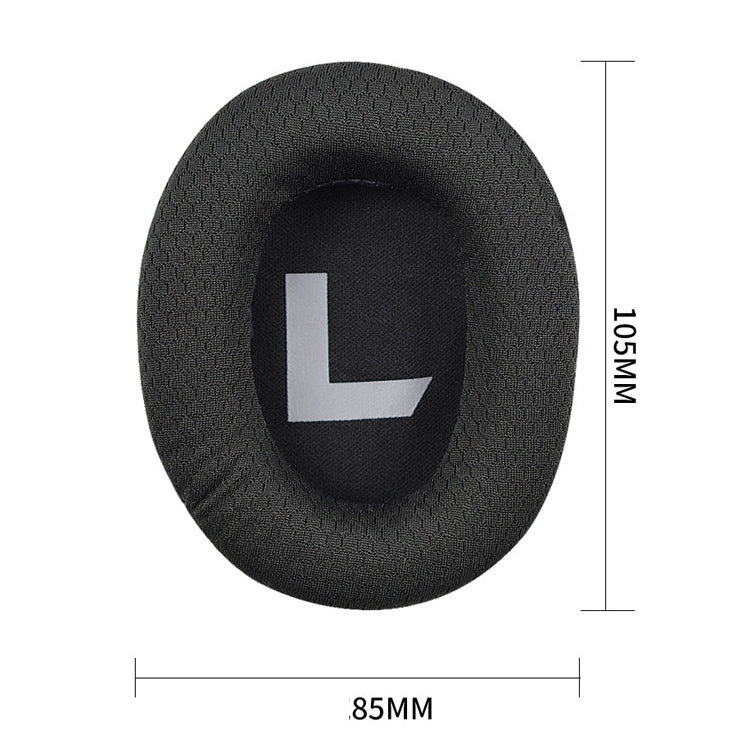 2 PCS Suitable for Somic G936N Commander Headphone Cover Sponge Cover Head-mounted Gaming Earmuffs(Black) - Earmuff & Pad by PMC TechLife | Online Shopping South Africa | PMC TechLife