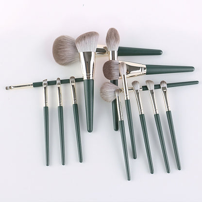 Soft Wooden Handle Makeup Brush Beauty Tools, Specification: 14 PCS Brush - Makeup Brushes by PMC Jewellery | Online Shopping South Africa | PMC Jewellery