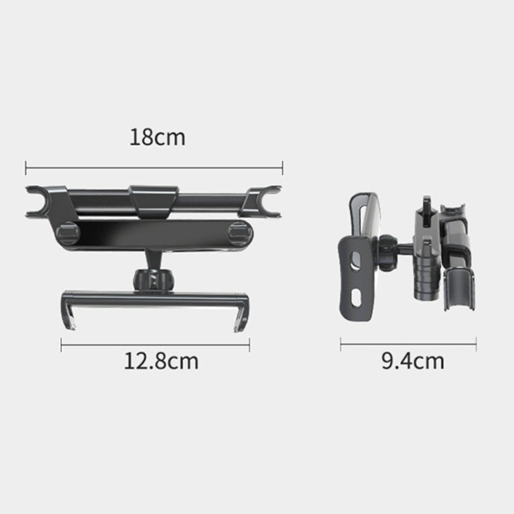 Car Seat Telescopic Bracket Car Rear Pillow Mobile Phone Bracket, Colour: 06 Upgrade Version Black - Car Holders by PMC Jewellery | Online Shopping South Africa | PMC Jewellery