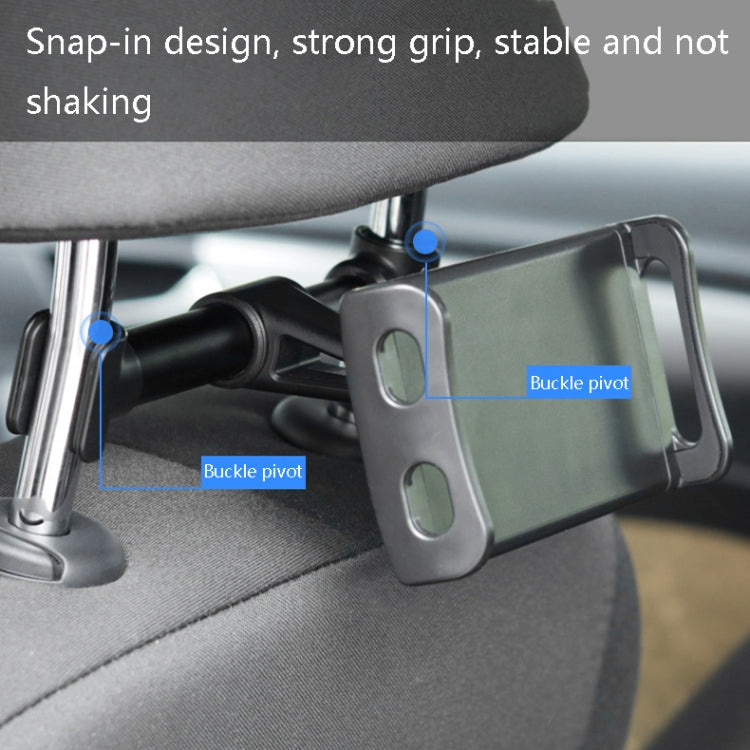 Car Seat Telescopic Bracket Car Rear Pillow Mobile Phone Bracket, Colour: 06 Upgrade Version Black - Car Holders by PMC TechLife | Online Shopping South Africa | PMC TechLife
