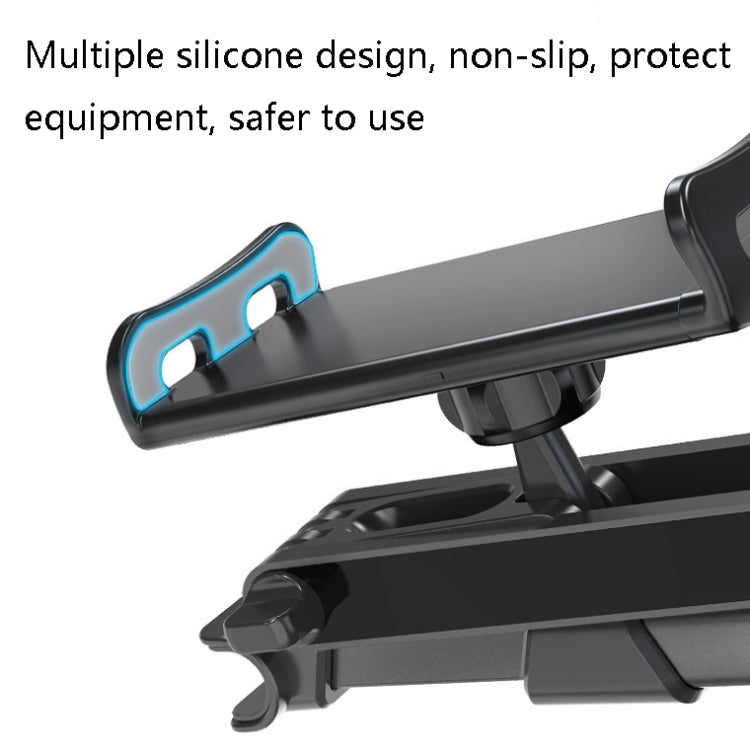Car Seat Telescopic Bracket Car Rear Pillow Mobile Phone Bracket, Colour: 06 Upgrade Version Black - Car Holders by PMC TechLife | Online Shopping South Africa | PMC TechLife