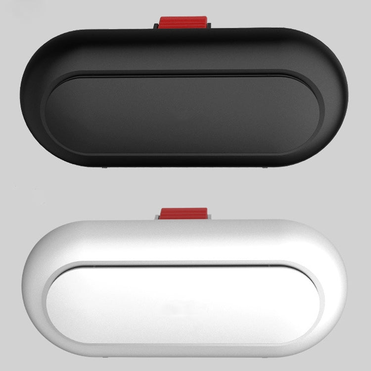 Car Glasses Case Multi-Function Automobile Inner Visor Storage Card(White) - Sunglasses & Glasses Clips by PMC TechLife | Online Shopping South Africa | PMC TechLife