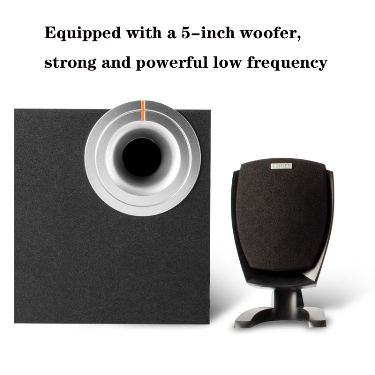 Edifier R201T06 Multimedia Computer Speakers, US Plug(Black) -  by Edifier | Online Shopping South Africa | PMC TechLife | Buy Now Pay Later Mobicred