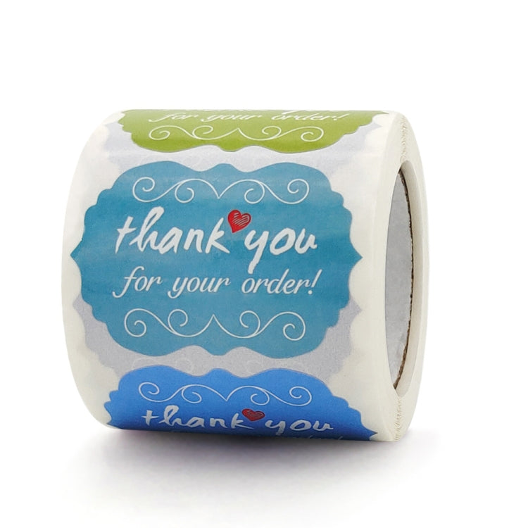 Thank You Sticker Seal Sticker Cake Decoration Label, Size: 50x35mm(K-112) - Sticker & Tags by PMC Jewellery | Online Shopping South Africa | PMC Jewellery