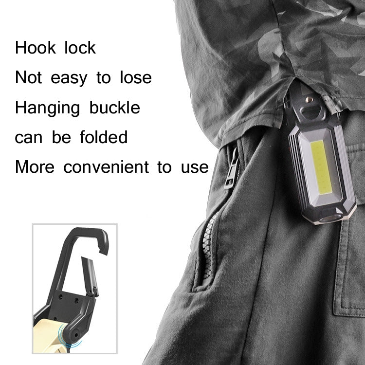 W560 COB + T6 Glare Car Inspection Working Light USB Charging LED Folding Camping Lamp with Hook + Magnet - Camping Lighting by PMC TechLife | Online Shopping South Africa | PMC TechLife