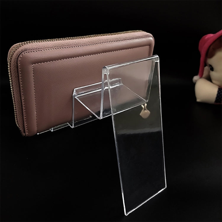 10 PCS Thickened Transparent Wallet Holder Plastic Phone Mask Display Stand Counter Display Stand,Specification: No. 3 4 Layer - Desktop Holder by PMC Jewellery | Online Shopping South Africa | PMC Jewellery