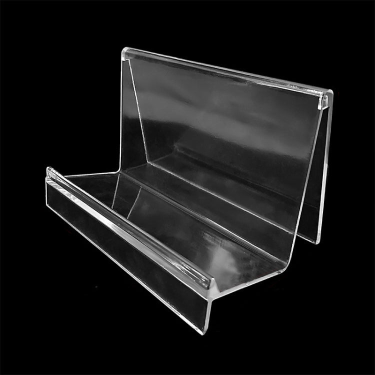 10 PCS Thickened Transparent Wallet Holder Plastic Phone Mask Display Stand Counter Display Stand,Specification: No. 4 1 Layer - Desktop Holder by PMC Jewellery | Online Shopping South Africa | PMC Jewellery