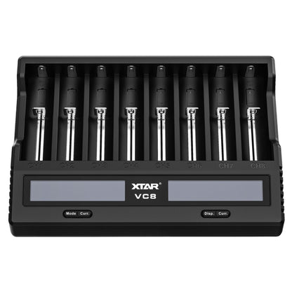 XTAR 8-Slot Battery Charger LCD Display Charger QC3.0 Type C Fast Charger for 21700 / 18650 Battery, Model: VC8 - Charger & Converter by XTAR | Online Shopping South Africa | PMC Jewellery | Buy Now Pay Later Mobicred