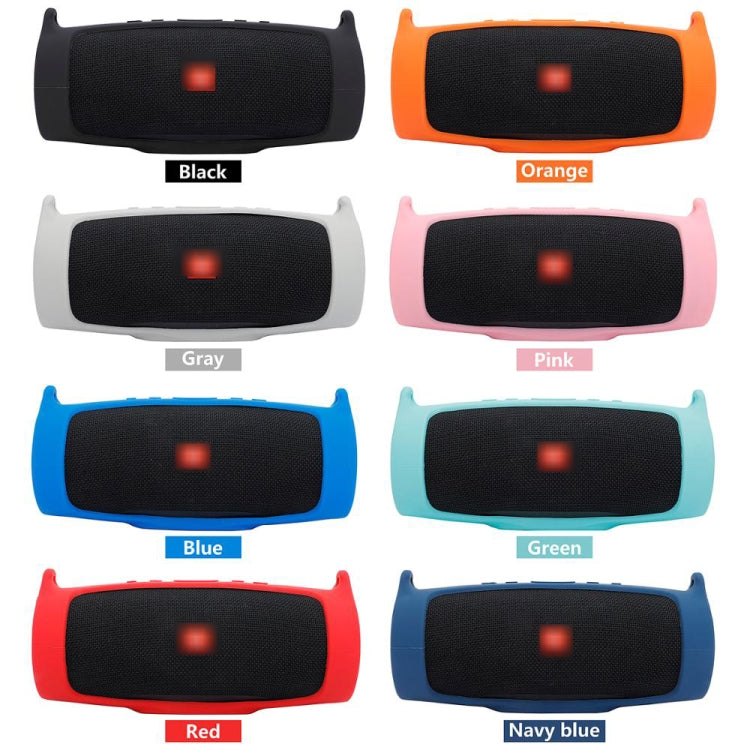 For JBL Charge 4 Bluetooth Speaker Portable Silicone Protective Cover with Shoulder Strap & Carabiner(Red) - Protective Case by PMC TechLife | Online Shopping South Africa | PMC TechLife