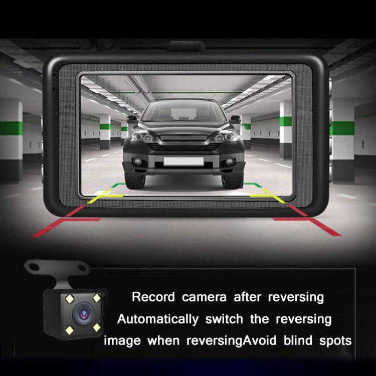 3.0 Inch HD 1080P Wide-Angle Driving Recorder With Reversing Image Specification��� Normal Definition Single Record���Black��� - Car DVRs by PMC TechLife | Online Shopping South Africa | PMC TechLife