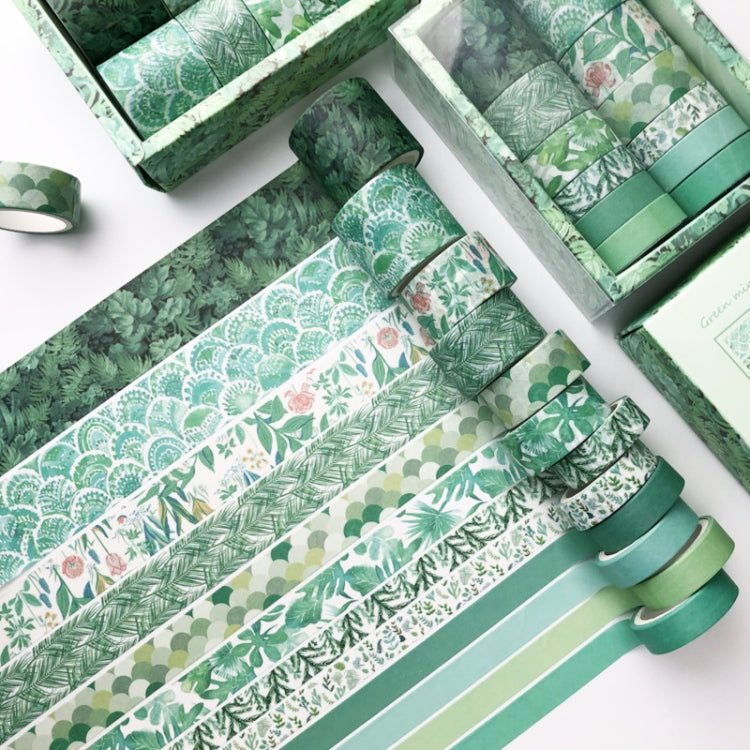 Antique And Paper Tape Hand Account DIY Decoration Material, Colour: Green Mint - free shipping - PMC TechLife - Order now!