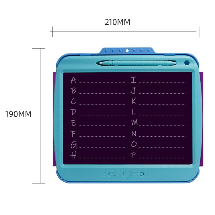 9 Inch Charging LCD Copy Writing Panel Transparent Electronic Writing Board, Specification: Monochrome Lines (Pink) - free shipping - PMC TechLife - Order now!