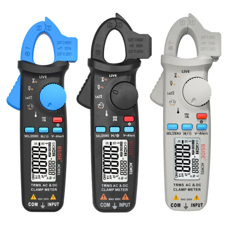 BSIDE ACM91 Digital Clamp Meter AC/DC Current 1mA True RMS Auto Range  Capacitor Tester Multimeter(Black) - Digital Multimeter by BSIDE | Online Shopping South Africa | PMC TechLife | Buy Now Pay Later Mobicred