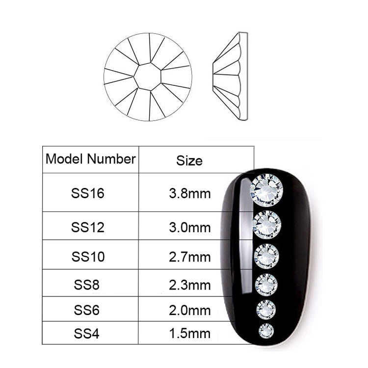 Nail Flat-back AB Crystal Strass 3D Charm Gems DIY Manicure Nail Art Decorations(06) - Nail Stickers by PMC TechLife | Online Shopping South Africa | PMC TechLife | Buy Now Pay Later Mobicred