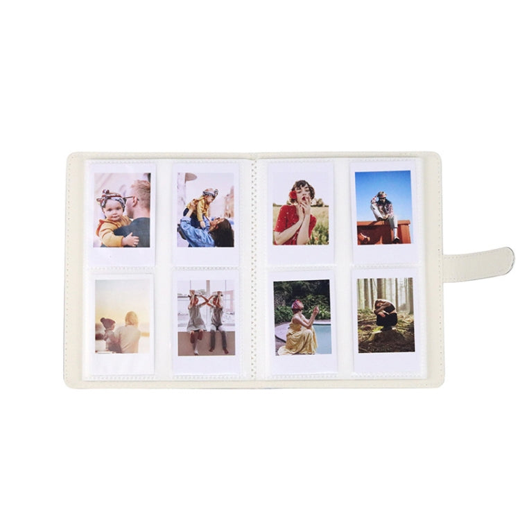 3-Inch 128-Piece PU Photo Album Laser Symphony Mini Digital Photo Storage(Illusion Silver) - Photo Albums & Photo Frames by PMC Jewellery | Online Shopping South Africa | PMC Jewellery